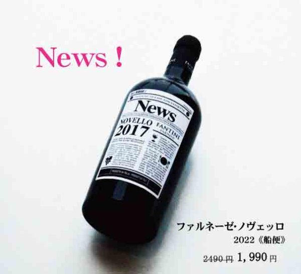 画像1: ファンティーニ ノヴェッロ 2023 750ml (1)