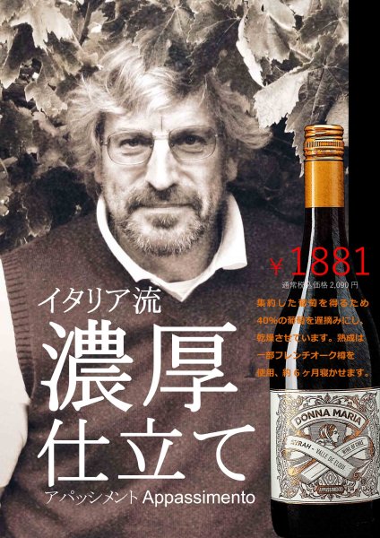 画像1: 《赤ワイン》ドンナ マリア シラー アパッシメント  750ml (1)